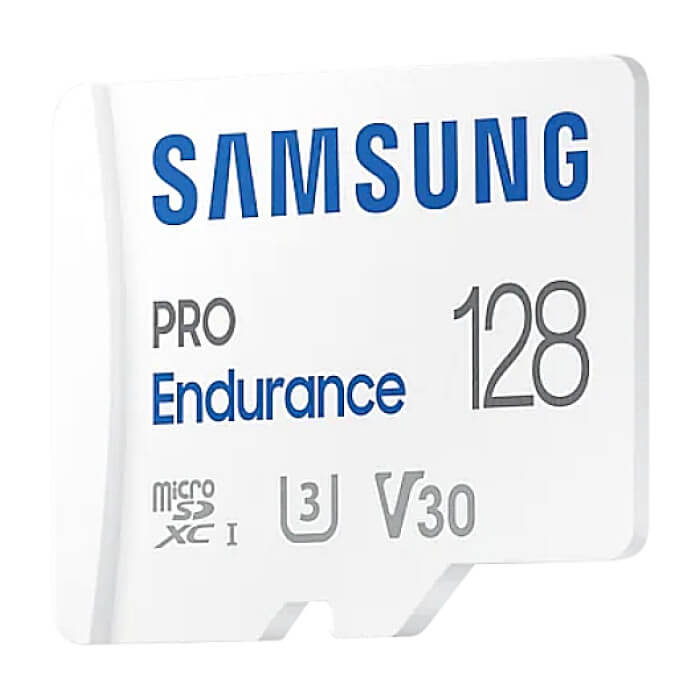 Samsung 128 GB micro SD PRO Endurance, Adapter, Class10, Waterproof, Magnet-proof, Temperature-proof, X-ray-proof, Read 100 MB/s - Write 40 MB/s ID 74077 (тъмнейл - 2)