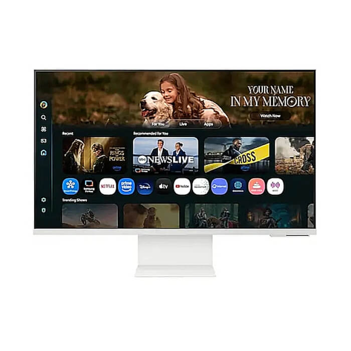 Samsung 32FM801 32" VA SMART 3840x2160, Bluetooth 4.2, WiFi 5, USB-C 65W, 2xUSB, 2xHDMI , Speakers, White ID 89768 на супер цена