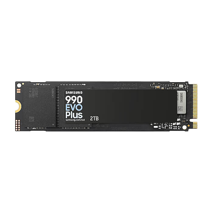 Samsung SSD 990 EVO Plus 2TB PCIe 4.0 NVMe 2.0 M.2 V-NAND 3-bit MLC, 256-bit Encryption, Read 7150 MB/s Write 6300 MB/s ID 83951 на супер цена от GT Computers Samsung SSD 990 EVO Plus 2TB PCIe 4.0 NVMe 2.0 M.2 V-NAND 3-bit MLC, 256-bit Encryption, Read 7150 MB/s Write 6300 MB/s ID 83951 на супер цена