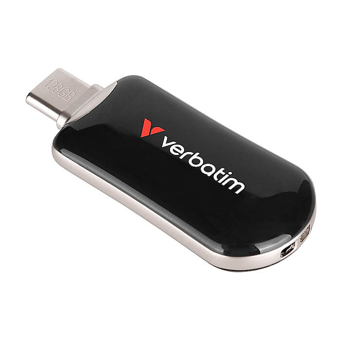 Verbatim Plectra USB-C Flash Drive Black 128GB ID 84848 (тъмнейл - 2)