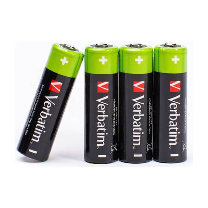 Verbatim RECHARGEABLE BATTERY AA 4 PACK / HR6 (тъмнейл - 2)