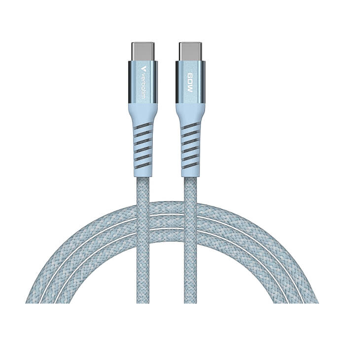Verbatim Sync & Charge USB-C to USB-C 100W Magnetic 120 cm - Blue ID 84961 (тъмнейл - 2)