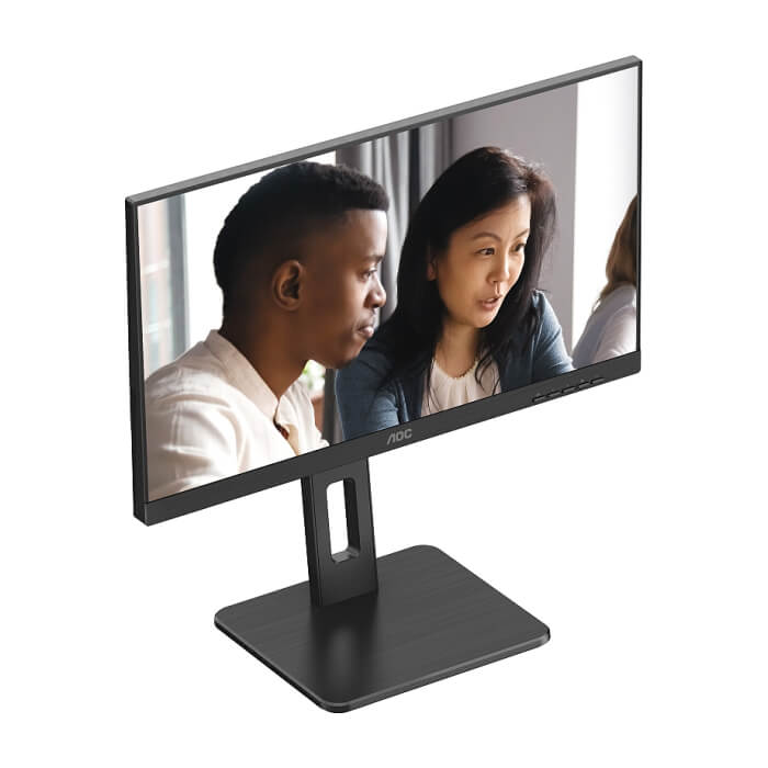 AOC 22E2UMF, 21.5" VA WLED, 1920x1080@75Hz, 4ms GtG, 250cd m/2, 3000:1, 20M:1 DCR, Adaptive Sync, FlickerFree, Low Blue Light, 2Wx2, Tilt, Height Adjust, Pivot, Swivel, D-SUB, HDMI, DP, USB hub ID 65431 (тъмнейл - 4)