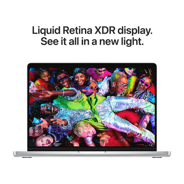 Apple 14-inch MacBook Pro: Apple M5 chip with 10-core CPU and 10-core GPU, 24GB, 1TB SSD - Silver ID 93035 (тъмнейл - 4)