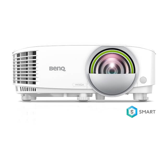 BenQ EW800ST, Short Throw, Wireless Android-based Smart Projector, DLP, WXGA (1280x800), 16:10, 3300 Lumens, 20000:1, Speaker 2W, USB Reader for PC-Less Presentations, Built-in Fir ID 65826