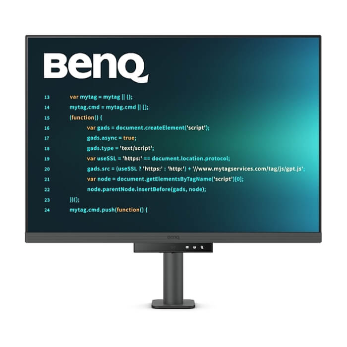 BenQ RD280UA, 28” 4K+ BenQ Programming Monitor with MoonHalo and Flexible Arm, 28.2W LED MONITOR RD280UA METALLIC GREY ID 95429