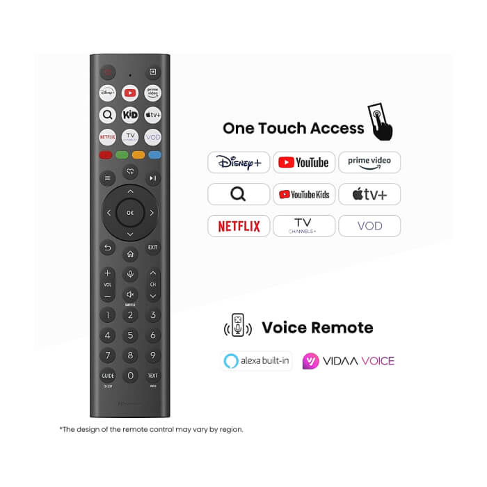 Hisense 55" E7Q Pro, 4K Ultra HD 3840x2160, QLED, Quantum Dot, 144Hz, HDR 10+ adaptive, HLG, Dolby Vision, DTS Virtual X, Smart TV, WiFi 5GHz, WiFi Direct, BT, Anyview Cast, 3 ID 92051 (тъмнейл - 3)