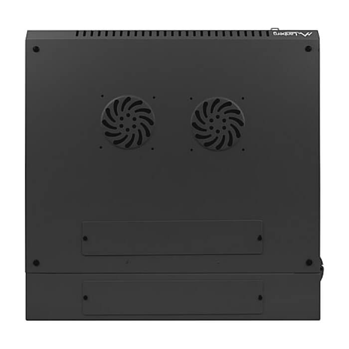 Lanberg rack cabinet 19” double-section wall-mount 6U / 600x600 for self-assembly (flat pack), black ID 71871 (тъмнейл - 4)