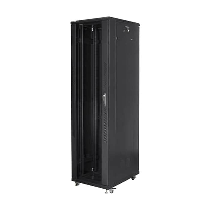 Lanberg rack cabinet 19" free-standing 37U / 800x800 self-assembly flat pack, black ID 71912 (тъмнейл - 3)