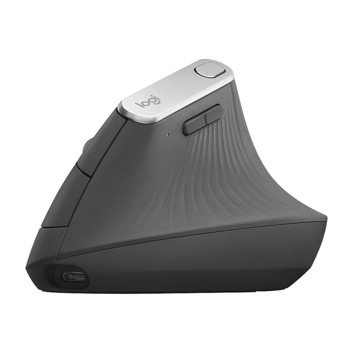 Logitech MX Vertical Advanced Ergonomic Mouse - Graphite (тъмнейл - 4)