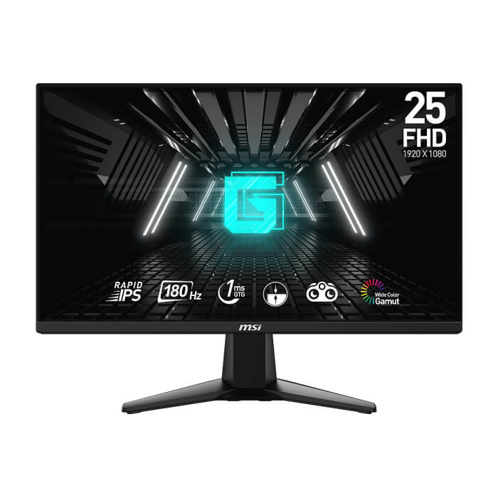 MSI G255F, 24.5", Rapid IPS, 180Hz, 1ms, 1920x1080 FHD, Anti-glare, Adaptive-sync, Night Vision, Frameless, Anti-Flicker, Less Blue Light, 300 nits, 1000:1, 100M:1, 1x Display ID 93708 на супер цена