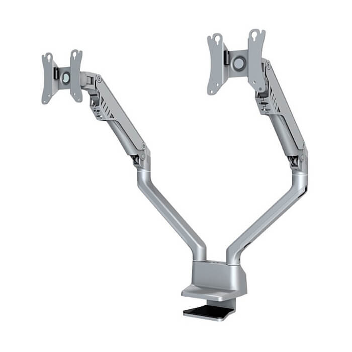 Neomounts by NewStar Flat Screen Desk Mount (clamp/grommet) for 2 Monitor Screens ID 66807
