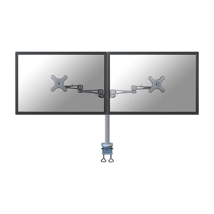 Neomounts by NewStar Flat Screen Desk Mount (clamp) for 2 Monitor Screens ID 66790 (тъмнейл - 2)