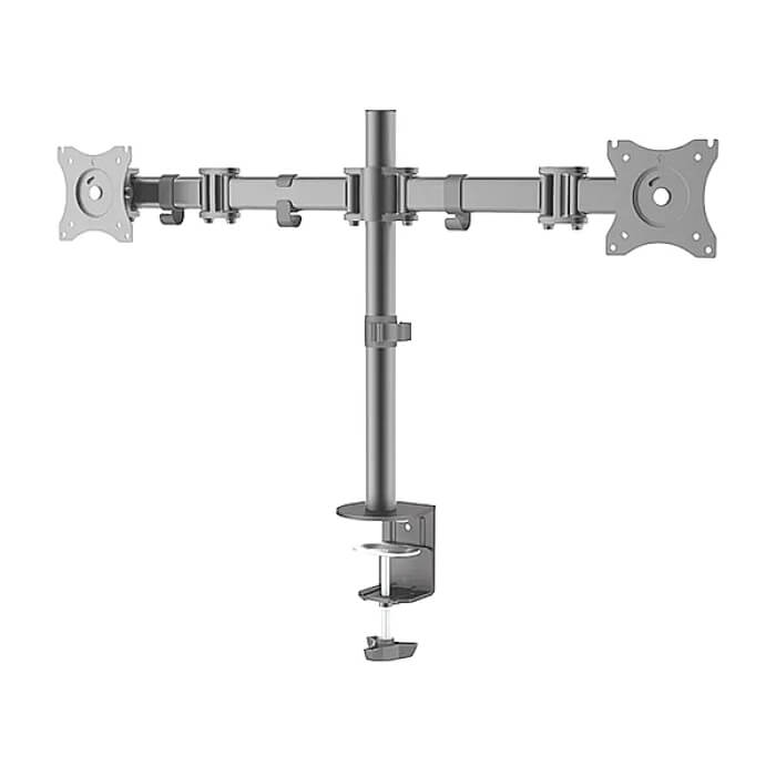 Neomounts Flat Screen Desk mount (10-27") desk clamp/grommet ID 84234 (тъмнейл - 2)