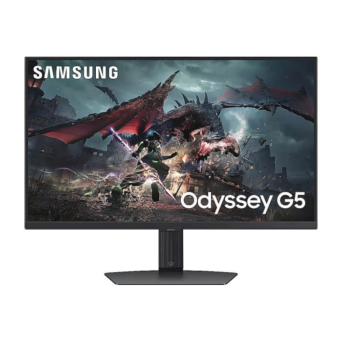 Samsung 27DG500 27" Odyssey G5, IPS, 180Hz, 1 ms GTG, 2560x1440, 350 cd/m2, DP, HDMI, Headphone Jack, Black ID 91629 на супер цена
