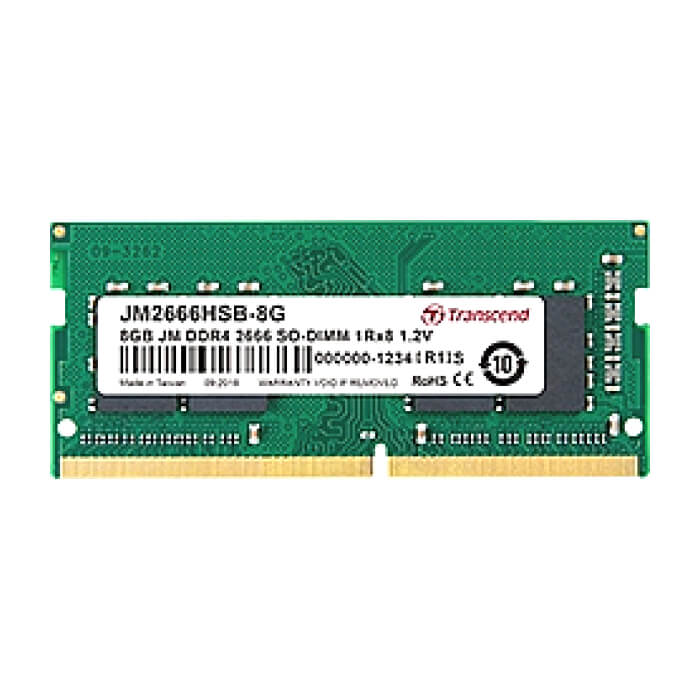 Transcend 16GB JM DDR4 2666Mhz SO-DIMM 2Rx8 1Gx8 CL19 1.2V ID 63905 на супер цена