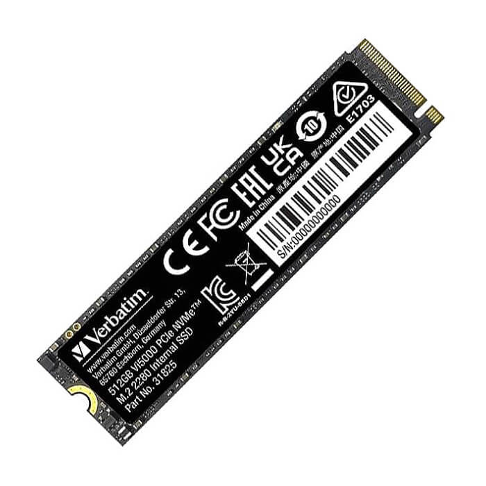 Verbatim Vi5000 Internal PCIe NVMe M.2 SSD 512GB ID 73190 (тъмнейл - 2)