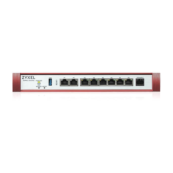 Zyxel USG FLEX 200 H, User-definable ports with 2*2.5G & 6*1G, 1*USB, with 1 YR Entry Defense Pack ID 90021 на супер цена от GT Computers Zyxel USG FLEX 200 H, User-definable ports with 2*2.5G & 6*1G, 1*USB, with 1 YR Entry Defense Pack ID 90021 на супер цена