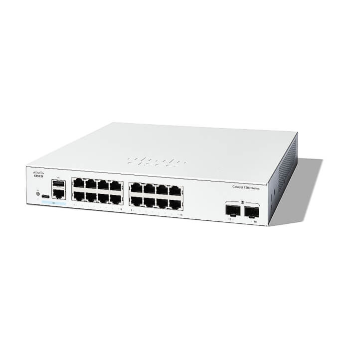 Cisco Catalyst 1200 16-port GE, 2x1G SFP (тъмнейл - 2)