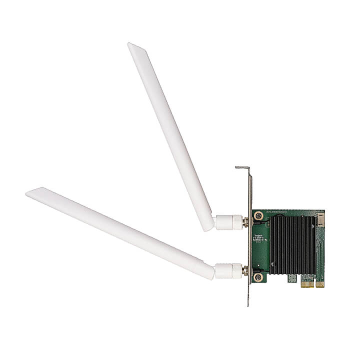 D-Link AX3000 Wi-Fi 6 PCIe Adapter with BT 5.3 на супер цена от GT Computers D-Link AX3000 Wi-Fi 6 PCIe Adapter with BT 5.3 на супер цена