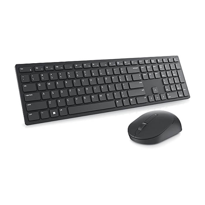 Dell Pro Wireless Keyboard and Mouse - KM5221W - US International (QWERTY) на супер цена