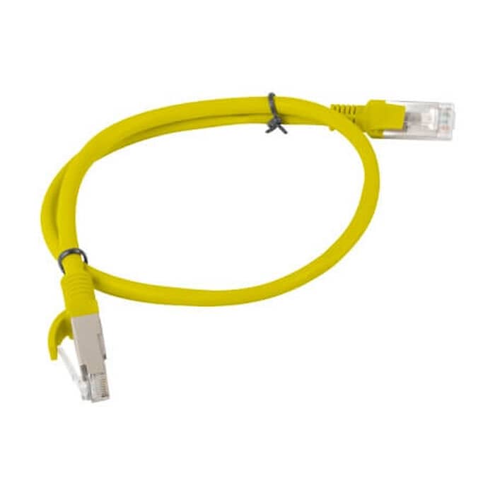 Кабел - Lanberg patch cord CAT.5E 0.5m, yellow ID 72288 (тъмнейл - 2)