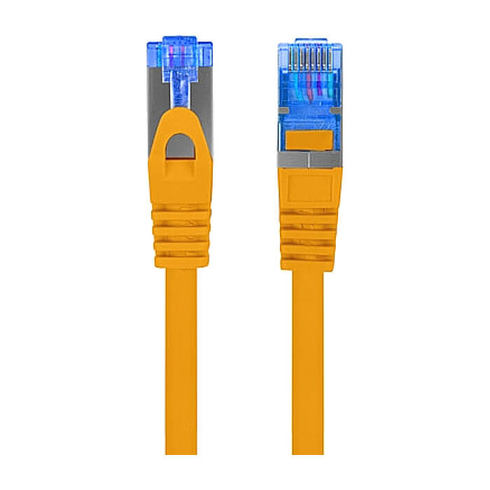 Кабел - Lanberg patch cord CAT.6A FTP LSZH CCA 3m Fluke Passed, orange ID 72338 (тъмнейл - 2)