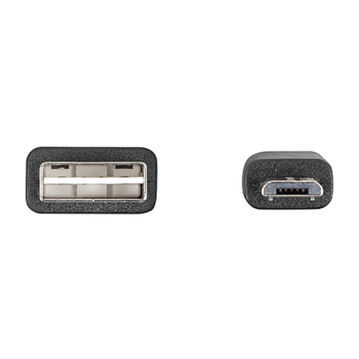 Кабел - Lanberg USB MICRO-B (M) -> USB-A (M) 2.0 cable 1.8m easy-USB, black ID 72632