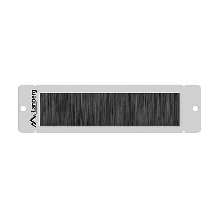 Lanberg 10" cable entry brush panel, grey ID 62874 на супер цена