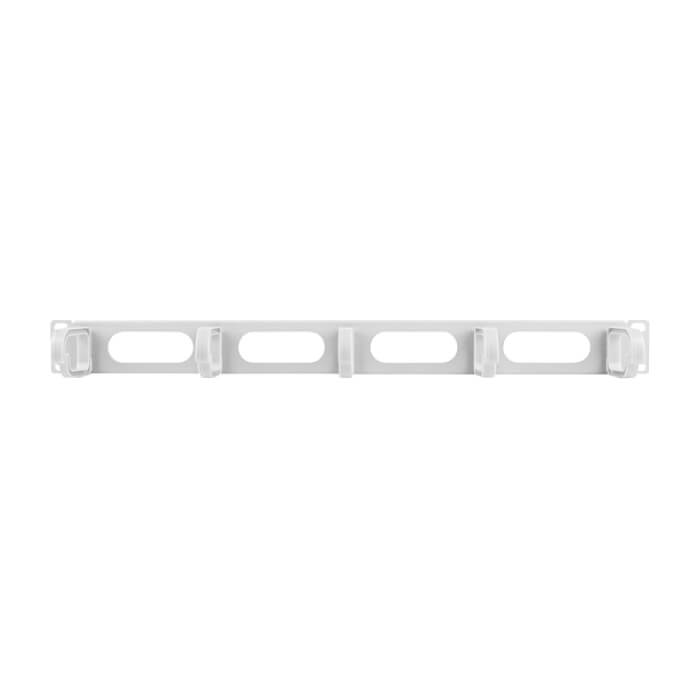 Lanberg 19" cable management AK-1205-S panel 5 rings - type b 1U, grey (тъмнейл - 3)