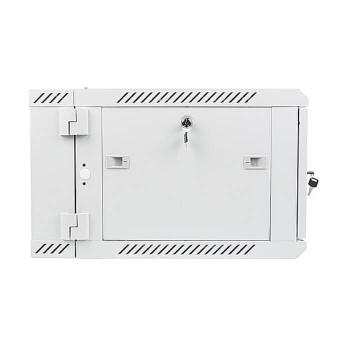 Lanberg rack cabinet 19” double-section wall-mount 6U / 600x600 for self-assembly (flat pack), grey ID 71870