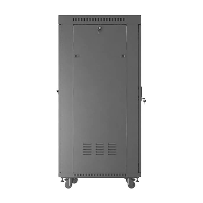 Lanberg rack cabinet 19" free-standing 32U/600X800 (FLAT PACK) with mesh door LCD black ID 87633 (тъмнейл - 3)