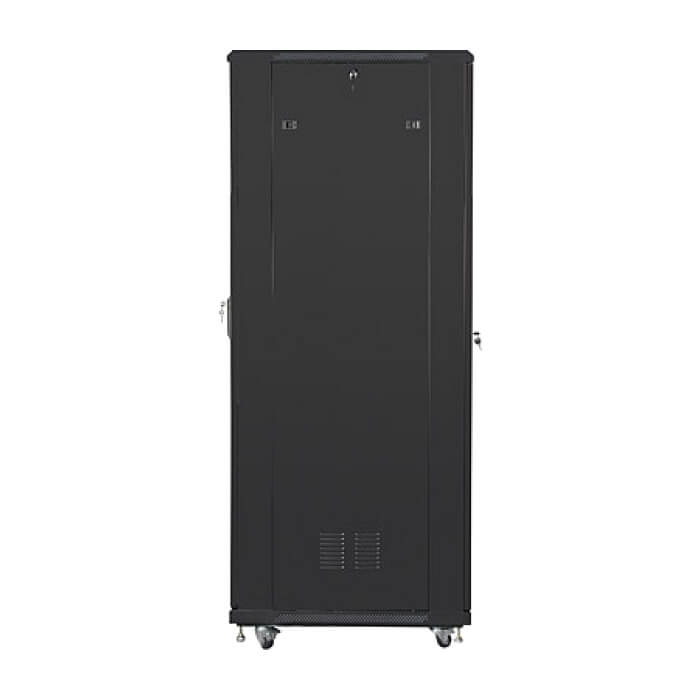 Lanberg rack cabinet 19" free-standing 42U / 800x800 self-assembly flat pack, black ID 71911 (тъмнейл - 4)