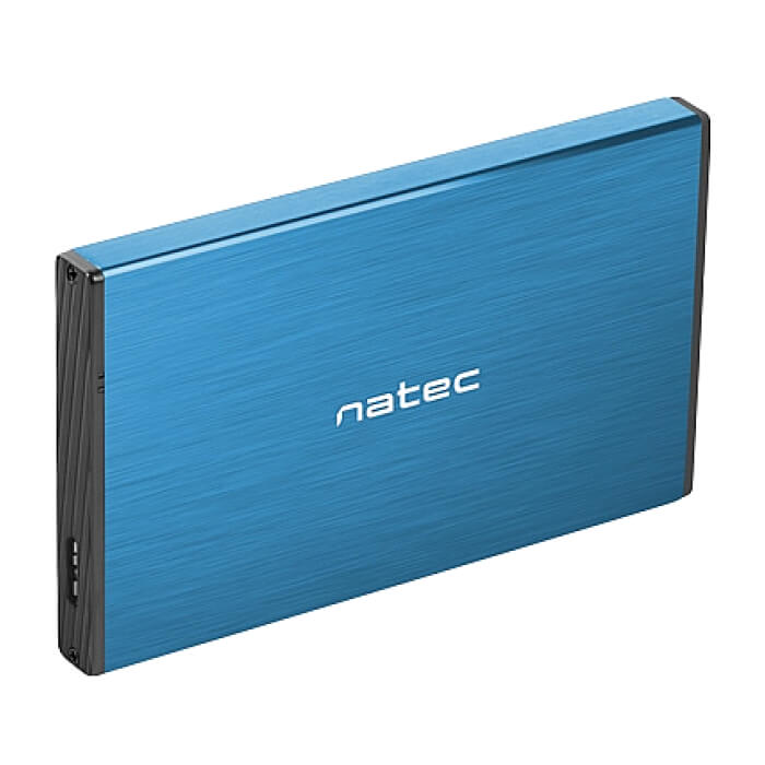Natec External HDD/SSD Enclosure Rhino Go SATA 2.5" USB 3.0 Blue ID 73749 (тъмнейл - 3)