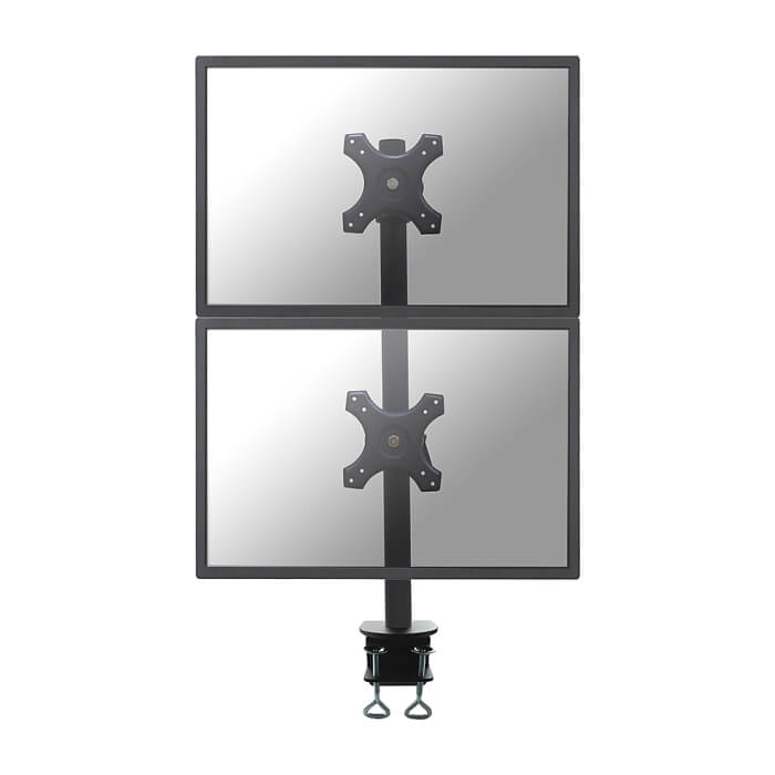 Neomounts by NewStar Flat Screen Desk Mount (clamp) for 2 Monitor Screens ID 66812 (тъмнейл - 2)