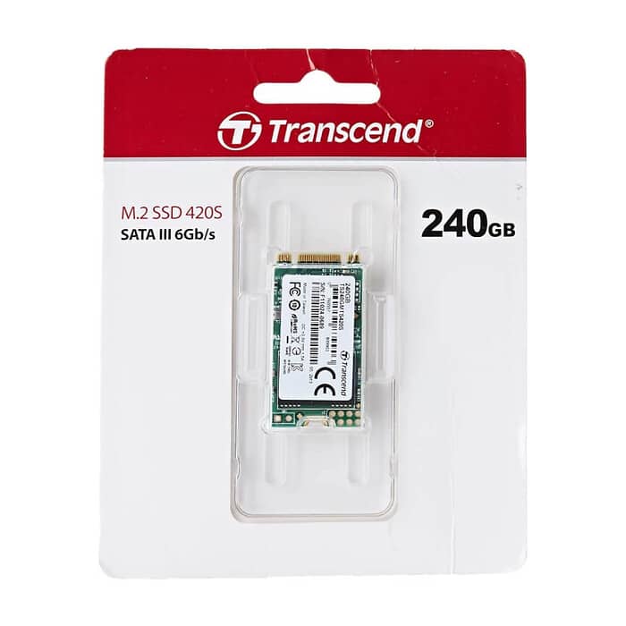 Transcend 240GB, M.2 2242 SSD 420S, SATA3, TLC ID 73238 (тъмнейл - 2)