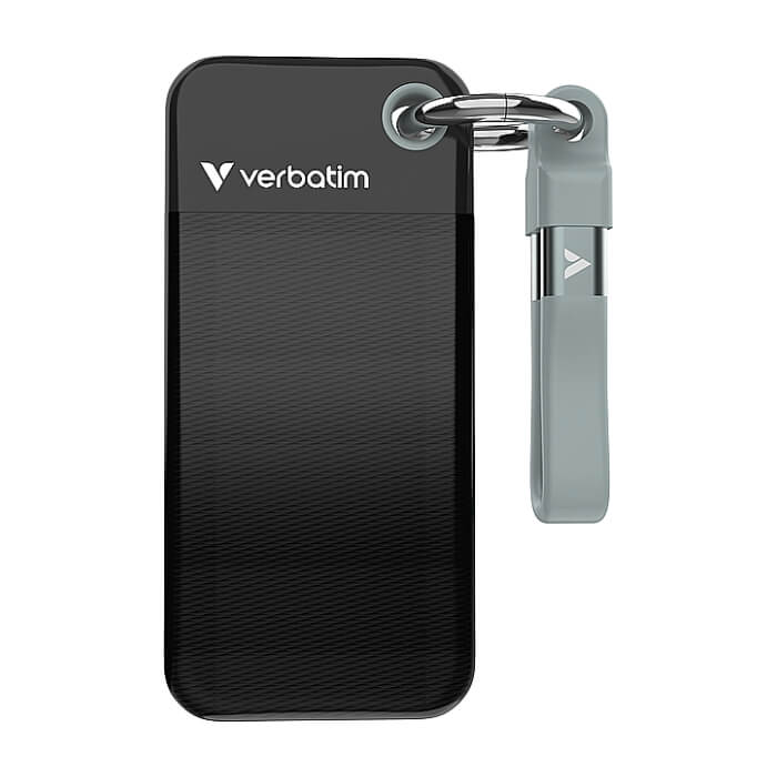 Verbatim Pocket SSD USB 3.2 Gen 2 1TB Black/Grey ID 84548 (тъмнейл - 2)