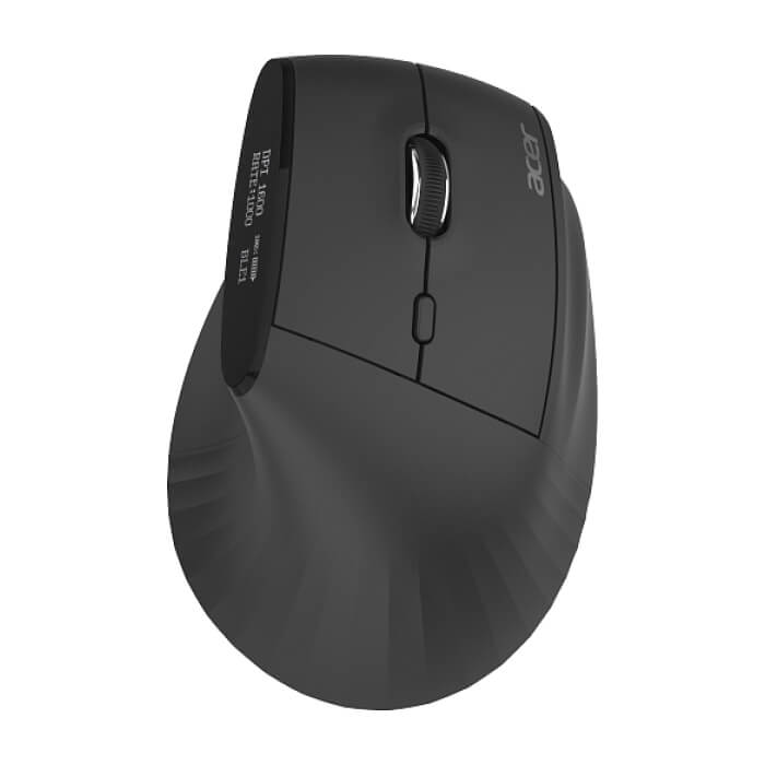 Acer Smart Fit Wireless Mouse, RF 2.4 GHz dongle, Bluetooth 5.0, Wired , 10 Buttons, DPI 8000, 90g , Black with RGB strip (тъмнейл - 5)