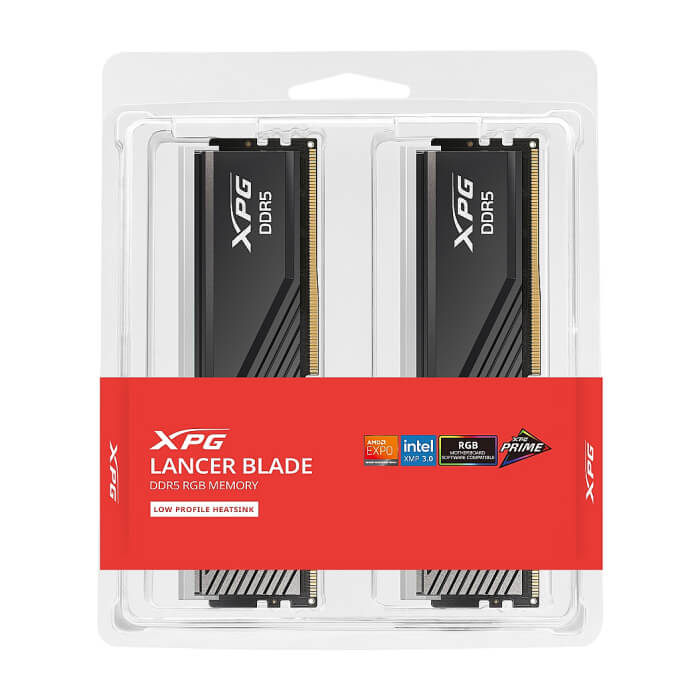 ADATA LANCER BLADE RGB 32GB (2x16GB) DDR5 6000 MHz U-DIMM Black ID 64109 (тъмнейл - 2)