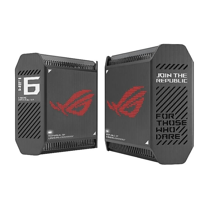 Asus Gaming Mesh WiFi system, ROG Rapture GT6 2PK, AX10000,Tri-Band, up to 540m2, Tri-Core 1.7GHz CPU, 256MB/512MB Flash/RAM, 2.5G port, AiProtection Pro, Adaptive QoS, VPN server/ (тъмнейл - 2)
