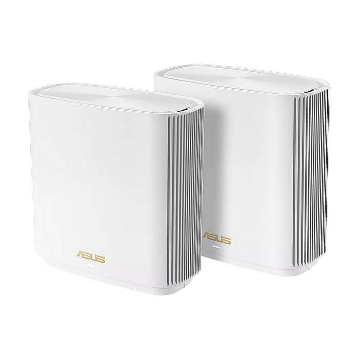 Asus Mesh WiFi system, ZenWiFi XT8 V2 2PK, AX6600, Tri-Band, coverage up to 510m2, Quad-Core 1.5GHz CPU, 256MB/512MB Flash/RAM, 2.5G port, AiProtection Pro, Adaptive QoS, VPN server/client, IPTV, OFDMA, Beamforming, AiMesh, White (тъмнейл - 2)