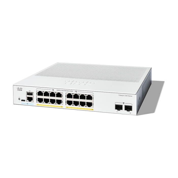 Cisco Catalyst 1200 16-port GE, PoE, 2x1G SFP (тъмнейл - 2)