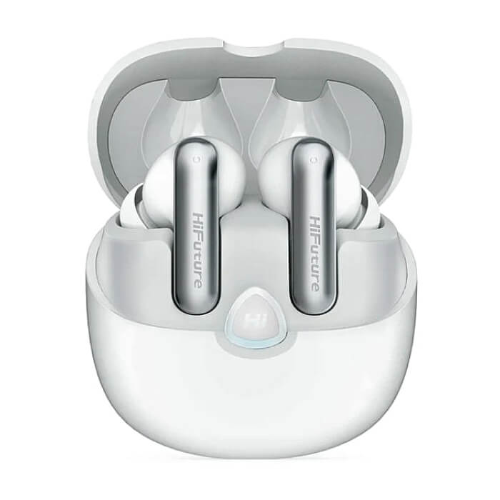 HiFuture ChromeBuds Titanium, Metallic Charge Case, 4 MICS ENC, Wireless 5.4, Up to 6 Hours Battery Life by one charge, IPX5, Ultra Bass, Up to 30 Hours Battery Life Combined ID 94730 на супер цена