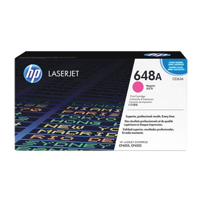 HP 648A Magenta LaserJet Toner Cartridge ID 68796
