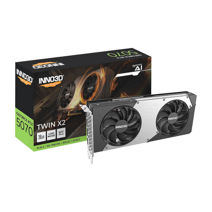 Inno3D GeForce RTX 5070 12GB GDDR7 Twin X2 ID 86245 (тъмнейл - 3)
