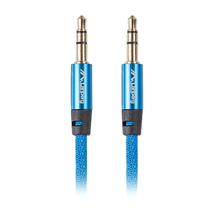 Кабел - Lanberg mini jack 3.5mm M/M 3 pin cable 2m, blue premium ID 72592 на супер цена от GT Computers Кабел - Lanberg mini jack 3.5mm M/M 3 pin cable 2m, blue premium ID 72592 на супер цена