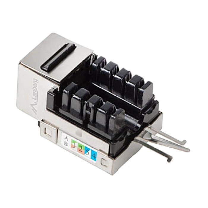 Lanberg keystone module RJ-45 90° FTP CAT.6 ID 72038 (тъмнейл - 2)