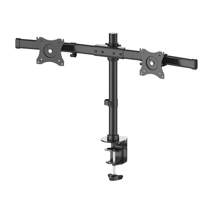 Neomounts by NewStar Flat Screen Desk Mount (clamp/grommet) for 2 Monitor Screens - Crossbar ID 66761 на супер цена