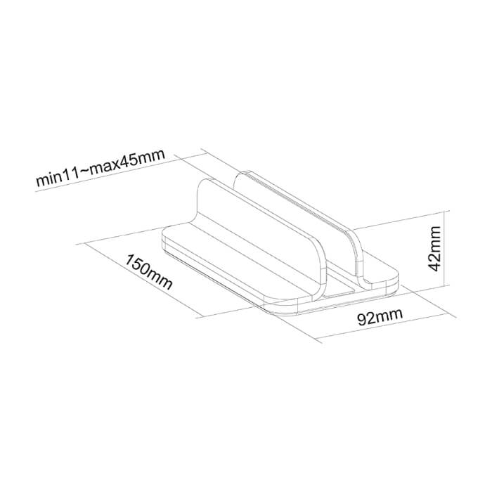 Neomounts by NewStar Notebook Desk Stand (vertical) ID 63331 (тъмнейл - 5)
