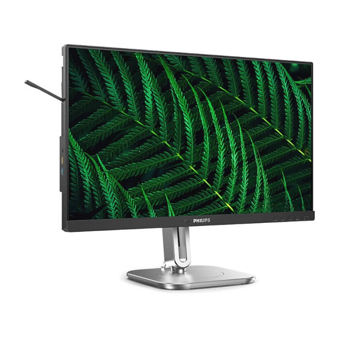 Philips 24B2G5200, 23.8" IPS WLED, 1920x1080@100Hz, 4ms GtG, 300cd m/2, 1000:1, 50M:1 DCR, Adaptive Sync, FlickerFree, Blue Light tech., 3Wx2, Tilt, Height Adjust, Pivot, Swivel, D-SUB, HDMI, DP, USB hub ID 85251 (тъмнейл - 2)